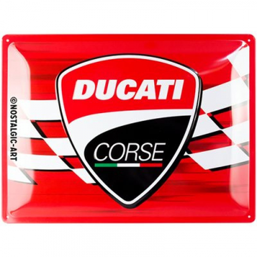 Blechschild Ducati Corse 1